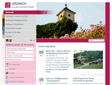 Tablet Screenshot of kronach.de
